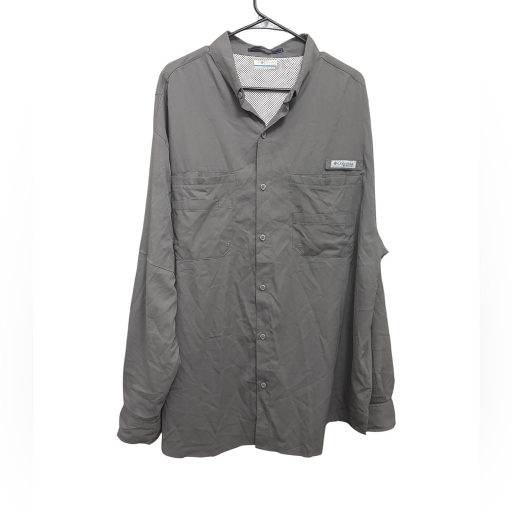 Columbia Charcoal Button-Up Shirt